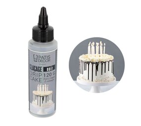 Patis Decor Glazuur voor drip cake 120g ZWART