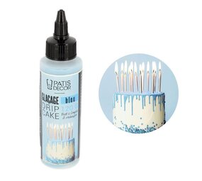 Patis Decor Glazuur voor drip cake 120g BLAUW