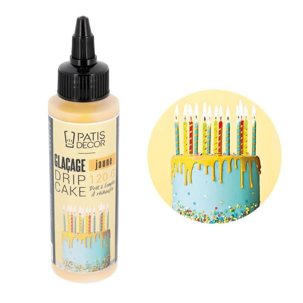 Patis Decor Drip cake glaze 120g YELLOW
