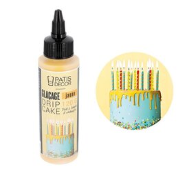Patis Decor Glazuur voor drip cake 120g GEEL