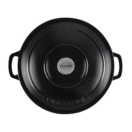 Chasseur Low round French oven 30cm 2,5L Noir