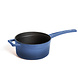 Lava Geëmailleerde gietijzeren steelpan 16cm 1,35L blauw