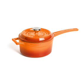 Lava Cast iron saucepan 16cm 1,35L orange