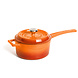 Lava Enameled cast iron saucepan 16cm 1,35L orange