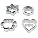 Patis Decor 12 cookie cutters 3,2cm - 7,6cm