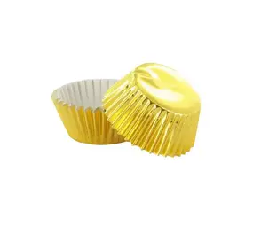 Patis Decor Gouden cupcakevormpjes, set van 50 Patis Decor Gouden cupcakevormpjes, set van 50
