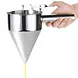 Patis Decor Professional stainless steel funnel 1L, all-metal construction Patis Decor Professional stainless steel funnel 1L, all-metal construction