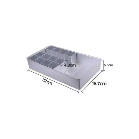 Patis Decor Modulaire aluminium taartvorm kit voor letters en cijfers 32x18cm Patis Decor Modulaire aluminium taartvorm kit voor letters en cijfers 32x18cm