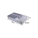 Patis Decor Modular aluminum cake pan kit for letters and numbers 32x18cm Patis Decor Modular aluminum cake pan kit for letters and numbers 32x18cm