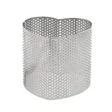 Patis Decor Perforated heart stainless steel ring, 8x8 cm Patis Decor Perforated heart stainless steel ring, 8x8 cm