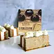 Edible gold leaf 22 carat, 8x8cm, for cake decoration, pack of 3