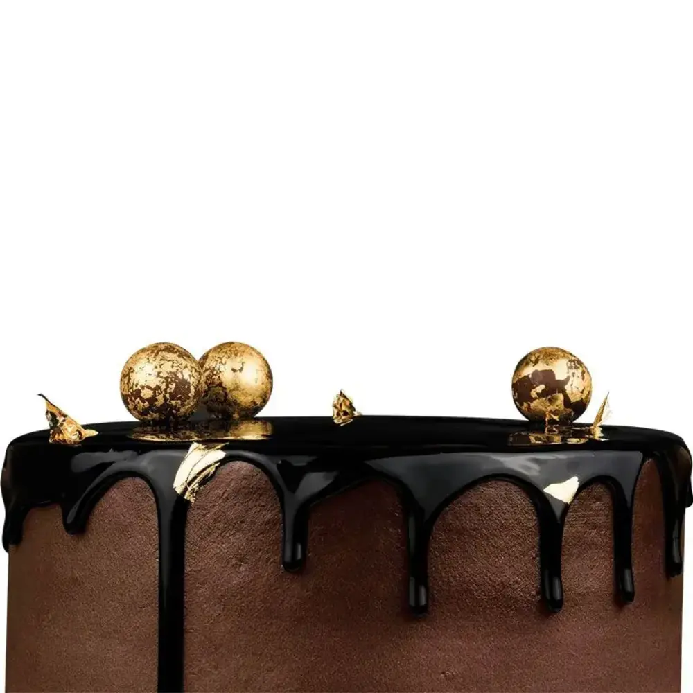 Edible gold leaf 22 carat, 8x8 cm, pack of 10