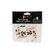 Patis Decor Wedding theme cupcake toppers, approx. 3.5 cm, pack of 12