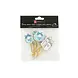 Patis Decor Baby boy cupcake toppers, 3,5 cm, set van 10 Patis Decor Baby boy cupcake toppers, 3,5 cm, set van 10