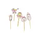 Patis Decor Baby girl theme cupcake toppers, 3.5 cm, pack of 10 Patis Decor Baby girl theme cupcake toppers, 3.5 cm, pack of 10