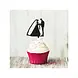 Patis Decor Wedding couple cupcake toppers, pack of 8 Patis Decor Wedding couple cupcake toppers, pack of 8