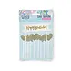 Patis Decor Happy birthday cake toppers with glitter stars and hearts, pack of 10 Patis Decor Happy birthday cake toppers with glitter stars and hearts, pack of 10