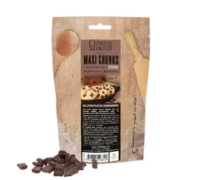 Patis Decor Puur chocolade maxi chunks, 45,5% cacao, 250 g