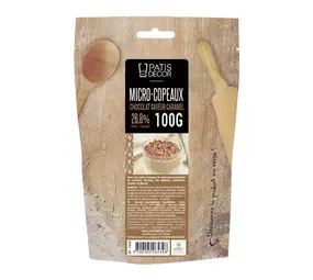 Patis Decor Caramel milk chocolate micro shavings, 26.8% cacao, 100 g