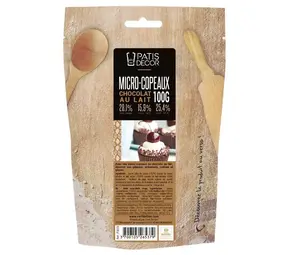 Patis Decor Melk chocolade micro-krullen, 28,1% cacao, 100 g