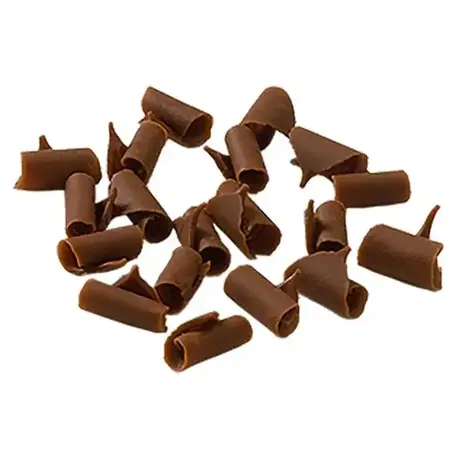 Patis Decor Puur chocolade micro-krullen van Barry Callebaut, 48% cacao, 100 g Patis Decor Puur chocolade micro-krullen van Barry Callebaut, 48% cacao, 100 g
