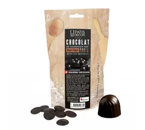 Patis Decor Dark couverture chocolate Black Zabuye 83%, 250 g