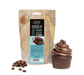 Patis Decor Milk couverture chocolate Papua 35.8%, 250 g Patis Decor Milk couverture chocolate Papua 35.8%, 250 g
