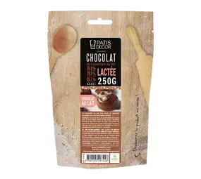 Patis Decor Milk couverture chocolate Lactee 35%, 250 g Patis Decor Milk couverture chocolate Lactee 35%, 250 g