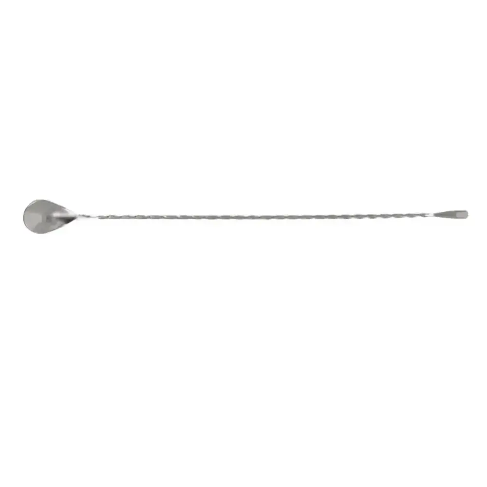 Patis Decor Stainless steel cocktail spoon with twisted handle, 40 cm