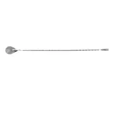 Patis Decor Stainless steel cocktail spoon, twisted handle, 40 cm