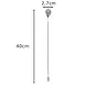 Patis Decor Stainless steel cocktail spoon with twisted handle, 40 cm