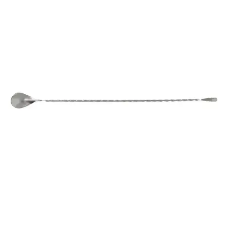 Patis Decor Roestvrijstalen cocktaillepel met gedraaide steel, 40 cm Patis Decor Roestvrijstalen cocktaillepel met gedraaide steel, 40 cm