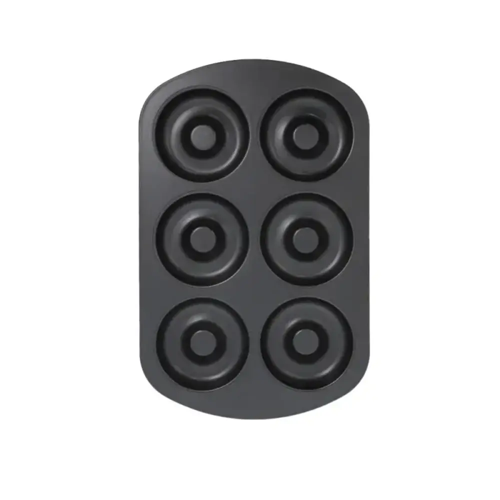 Patis Decor Antiaanbak stalen donutvorm, 6 holtes, Ø 8,5 cm, PFAS-vrij Patis Decor Antiaanbak stalen donutvorm, 6 holtes, Ø 8,5 cm, PFAS-vrij