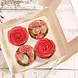 Patis Decor White cupcake box with window, 16x16 cm, holds 4 standard cupcakes Patis Decor White cupcake box with window, 16x16 cm, holds 4 standard cupcakes