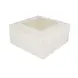 Patis Decor White cupcake box with window, 16x16 cm, holds 4 standard cupcakes Patis Decor White cupcake box with window, 16x16 cm, holds 4 standard cupcakes