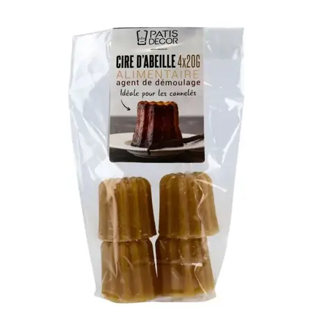 Patis Decor Food-grade beeswax, 100% natural, 4x20 g
