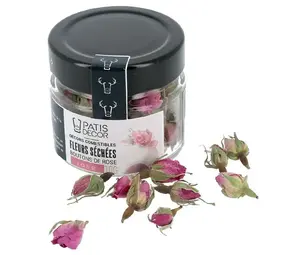 Patis Decor Gedroogde roze rozenknoppen, eetbaar, 10 g