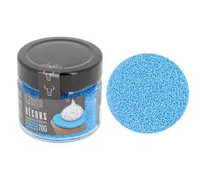 Patis Decor Blauwe mini suikerbolletjes, eetbaar, 90 g