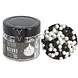 Patis Decor Black and white edible mini sugar balls, 90 g