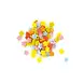 Patis Decor Multicolor flower-shaped edible sugar decorations, 50 g Patis Decor Multicolor flower-shaped edible sugar decorations, 50 g