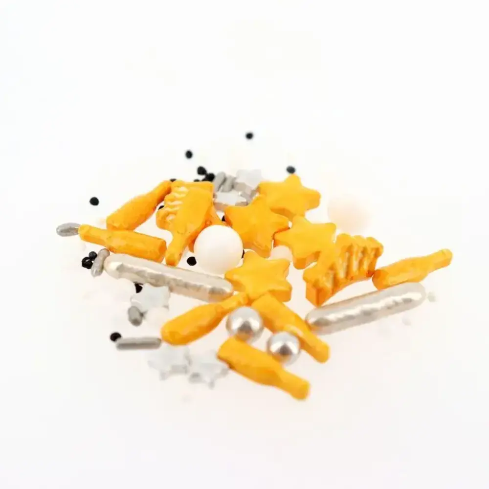 Patis Decor Gesorteerde festief chic eetbare suikerdecoraties, 65 g Patis Decor Gesorteerde festief chic eetbare suikerdecoraties, 65 g