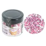Patis Decor Pastel sugar confetti, blue, pink and white, 70 g Patis Decor Pastel sugar confetti, blue, pink and white, 70 g