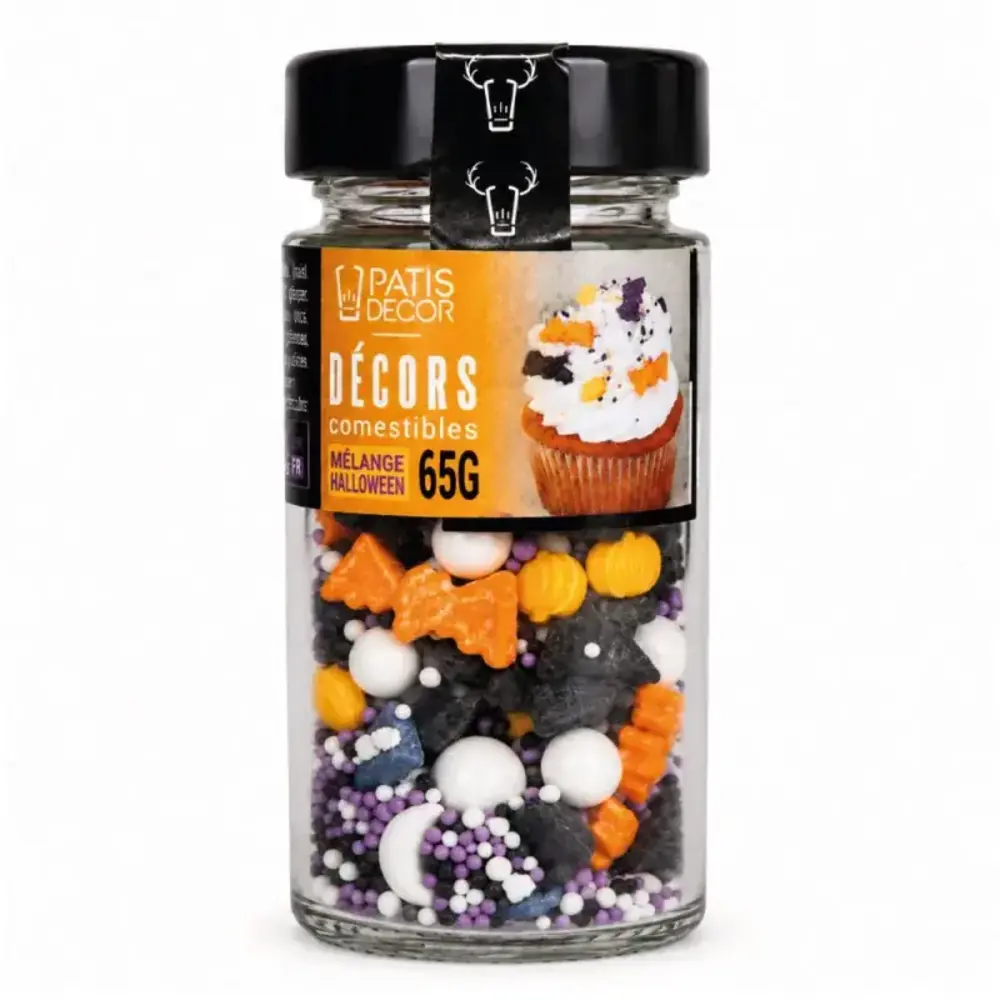 Patis Decor Gesorteerde Halloween eetbare suikerdecoraties, 65 g