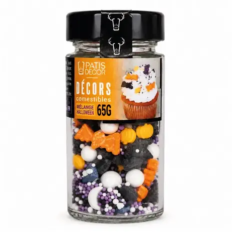 Patis Decor Assorted Halloween edible sugar decorations, 65 g