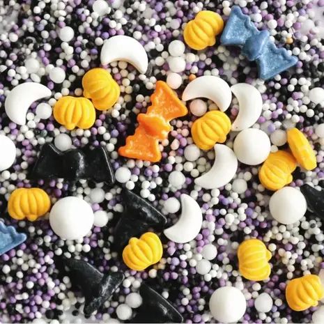 Patis Decor Gesorteerde Halloween eetbare suikerdecoraties, 65 g