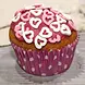Patis Decor Roze en witte opengewerkte suikerhartjes, eetbare decoratie, 40 g