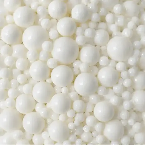 Patis Decor Assorted white pearlescent sugar pearls, 4 sizes (1, 3, 8, 13 mm), 70 g Patis Decor Assorted white pearlescent sugar pearls, 4 sizes (1, 3, 8, 13 mm), 70 g