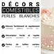 Patis Decor Assorted white pearlescent sugar pearls, 4 sizes (1, 3, 8, 13 mm), 70 g Patis Decor Assorted white pearlescent sugar pearls, 4 sizes (1, 3, 8, 13 mm), 70 g