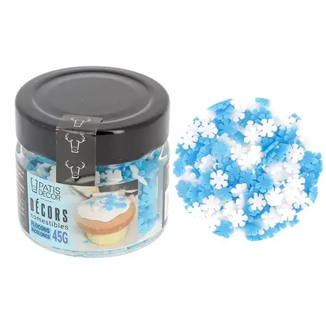 Patis Decor Sugar snowflakes, edible decorations, 45 g