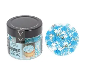 Patis Decor Assorted sugar snowflakes, 60 g